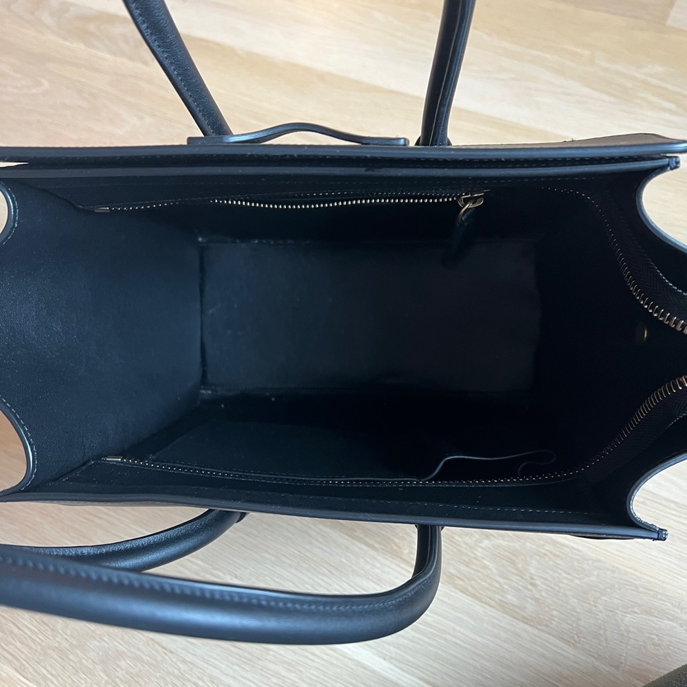 Celine micro Luggage tote black - Picture 7 of 15
